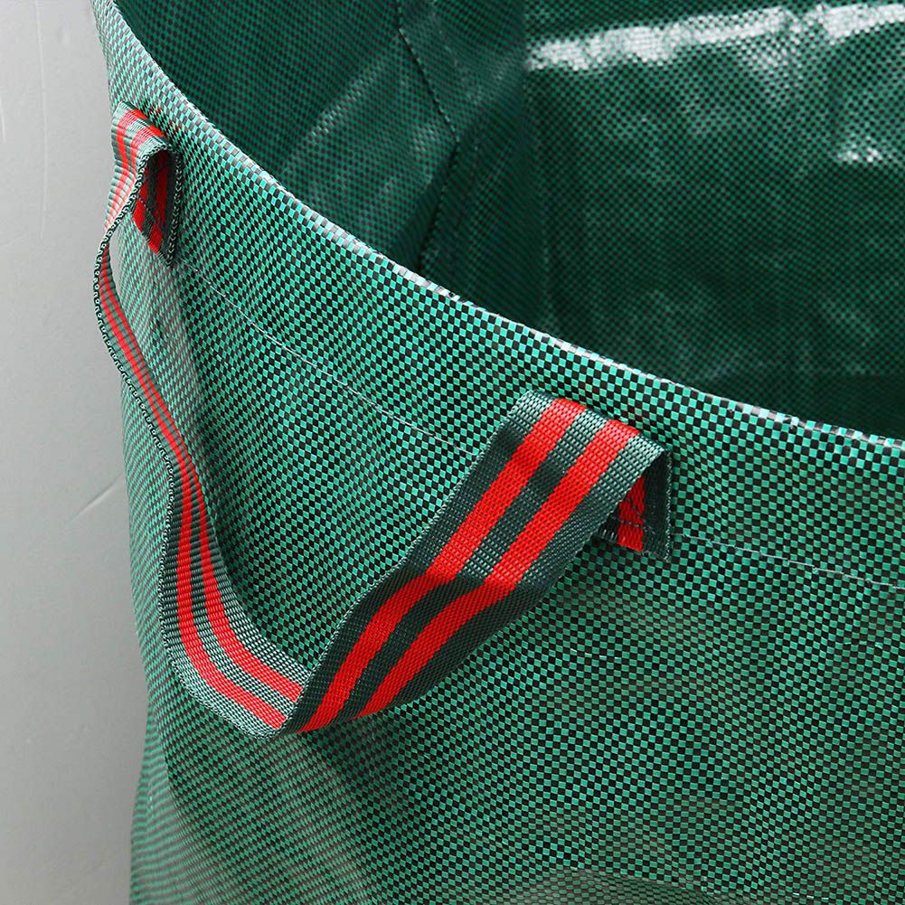 Reusable Woven Garden Bags Collapsible Gardening Leaf Containers Large Yard Waste Gardening Bags