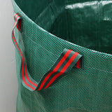 Reusable Woven Garden Bags Collapsible Gardening Leaf Containers Large Yard Waste Gardening Bags - 45-Degree Angle
