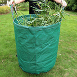 Reusable Woven Garden Bags Collapsible Gardening Leaf Containers Large Yard Waste Gardening Bags