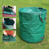 Reusable Woven Garden Bags Collapsible Gardening Leaf Containers Large Yard Waste Gardening Bags - Extra Image