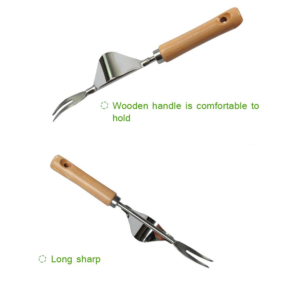 Garden Hand Weeder Manual Weed Puller Stainless Steel Bend Proof Premium Gardening Tool for Weeding Your Garden