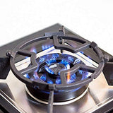 Universal Non Slip Cast Iron Stove Trivets for Kitchen Wok Cooktop Range Pan Holder Stand Stove Rack Milk Pot Holder for Gas Hob - Top-Down View