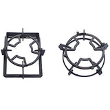 Universal Non Slip Cast Iron Stove Trivets for Kitchen Wok Cooktop Range Pan Holder Stand Stove Rack Milk Pot Holder for Gas Hob - 45-Degree Angle