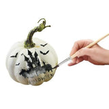 6PCS Different Sizes Fake Pumpkins Foam Pumpkins Toy for Halloween Decoration