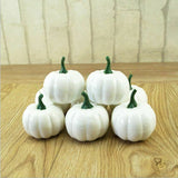 6PCS Different Sizes Fake Pumpkins Foam Pumpkins Toy for Halloween Decoration - Extra Image