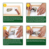 Oyster Shucking Knife Stainless Steel Oyster Shucker Opener with Non Slip Handle Seafood Kitchen Gadget Tool