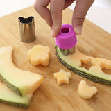9Pcs Fruit Vegetable Cutter Molds Cartoon Cutter Mold Flowers Cake Biscuit Cutting Shape Tools Fondant Pastry Moulds