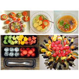 9Pcs Fruit Vegetable Cutter Molds Cartoon Cutter Mold Flowers Cake Biscuit Cutting Shape Tools Fondant Pastry Moulds - Extra Image