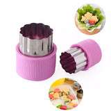 9Pcs Fruit Vegetable Cutter Molds Cartoon Cutter Mold Flowers Cake Biscuit Cutting Shape Tools Fondant Pastry Moulds - Extra Image