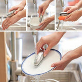 Handwash Brush Stainless Steel Hand Cleaning Brush Small Nail Brush