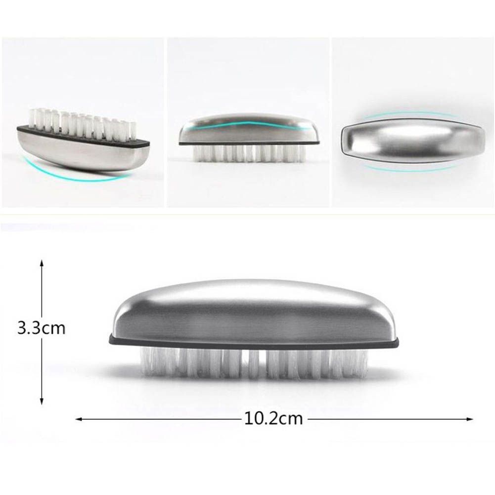 Handwash Brush Stainless Steel Hand Cleaning Brush Small Nail Brush