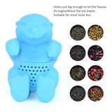 Otter Shaped Tea Filter Cute Silicone Tea Strainer Reusable Tea Infuser