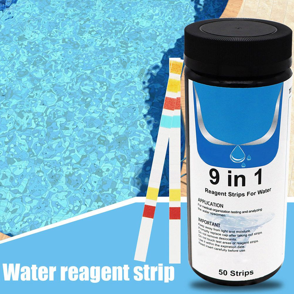 9 in 1 Water Test Strips Water Quality Tester Water Hardness Test Strips