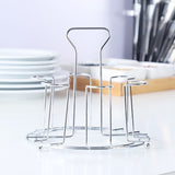 Kitchen Rotating Cup Mug Glass Holder Rack Metal Cups Drying Rack Stand