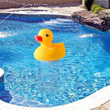 Pool Cleaner Automatic Swimming Pool Chlorine Duck Shaped Floating Dispenser for Spa Pool - Top-Down View