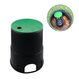 6 Inch Garden Lawn Underground Valve Box Cover Plastc Sprinkler Watering Valve Cover - Rear View