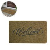 Welcome Doormat Polyester Fiber Welcome Mat Outdoor Rug Non Slip Entryway Indoor Outdoors Mats