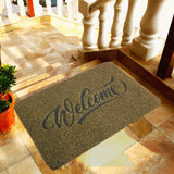 Welcome Doormat Polyester Fiber Welcome Mat Outdoor Rug Non Slip Entryway Indoor Outdoors Mats - 45-Degree Angle