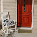 Welcome Doormat Polyester Fiber Welcome Mat Outdoor Rug Non Slip Entryway Indoor Outdoors Mats