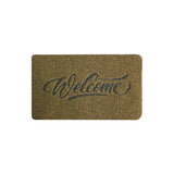 Welcome Doormat Polyester Fiber Welcome Mat Outdoor Rug Non Slip Entryway Indoor Outdoors Mats