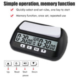 Professional Chess Clock Game Timer Chess Timer Count Down Timer International Chess Timer Clock - Top-Down View