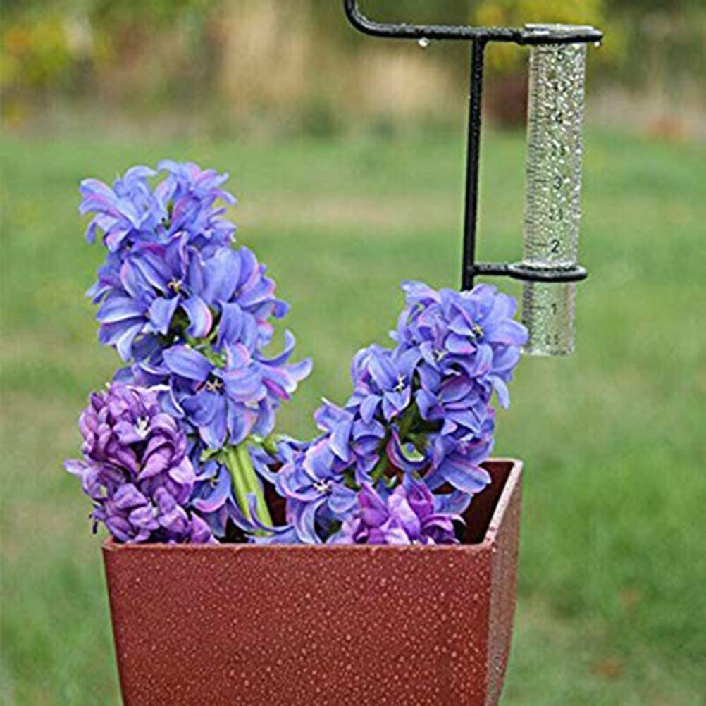 2PCS 5inch Capacity Rain Gauge Glass Replacement Tube for Garden Yard