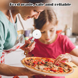 Stainless Steel Pizza Cutter Wheel Kitchen Pizza Cutter with Anti Slip Wooden Handle