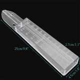 120ml Rain Gauge Dual Scale Plastic Rain Gauge Outdoor Rain Measuring Tool