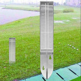120ml Rain Gauge Dual Scale Plastic Rain Gauge Outdoor Rain Measuring Tool - Top-Down View