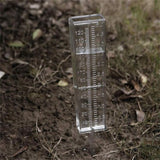 120ml Rain Gauge Dual Scale Plastic Rain Gauge Outdoor Rain Measuring Tool