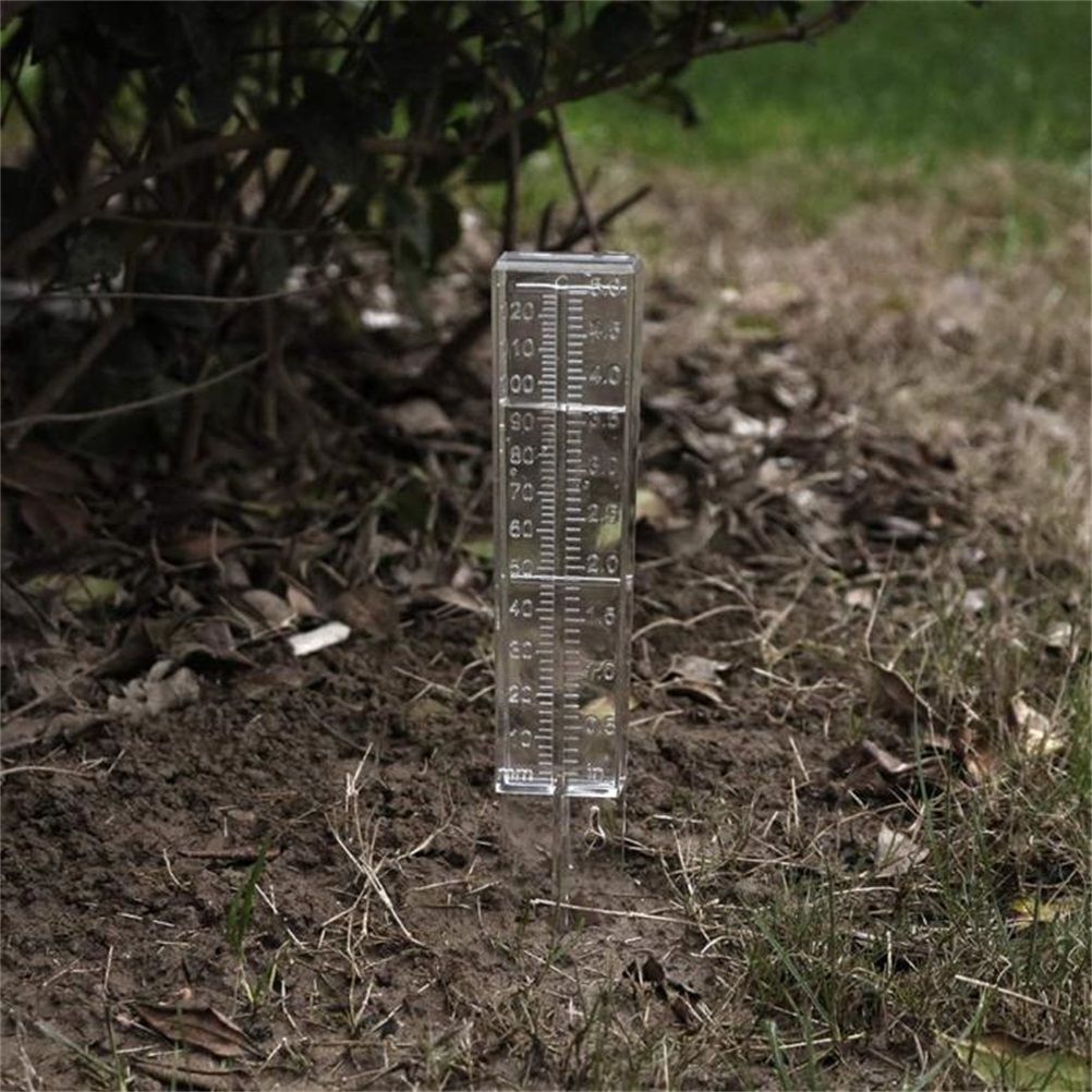 120ml Rain Gauge Dual Scale Plastic Rain Gauge Outdoor Rain Measuring Tool