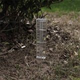 120ml Rain Gauge Dual Scale Plastic Rain Gauge Outdoor Rain Measuring Tool