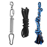 Spring Pole Dog Rope Toy Dog Tug of War Toy Outdoor Pet Exercise Rope