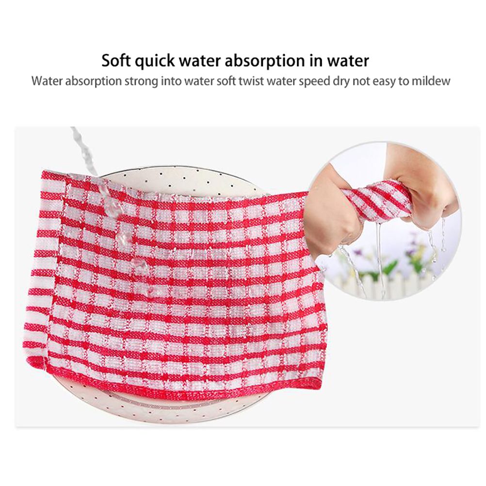 5pcs Kitchen Dish Towels Bulk Cotton Kitchen Hand Towels Dish Cloth for Washing Dishes Dish Rags for Kitchen Household Cleaning