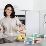 5pcs Kitchen Dish Towels Bulk Cotton Kitchen Hand Towels Dish Cloth for Washing Dishes Dish Rags for Kitchen Household Cleaning