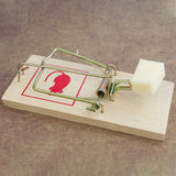 12Pcs/Set Wood and Metal Reusable Rat and Mouse Traps Classic Mice Traps