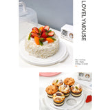 Cake Carrier Cover Cake Stand with Lid Dessert Serving Platter with Handle Cupcake Holder Pies Display with Base