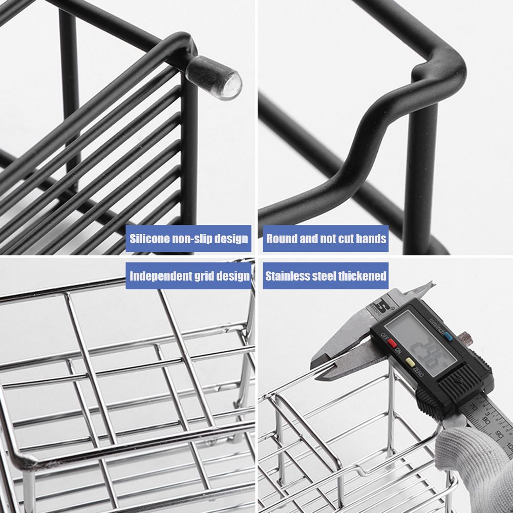 Stainless Steel Tooth Brush Holder Electric Toothbrush Holder Stand Multifunction Waterproof Punch Free Bathroom Storage Organizer