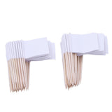 100Pcs Flag Cupcake Toppers Toothpick Flags Cheese Markers Sticks Flag Topper for Party Cake Food Cheeseplate Appetizers