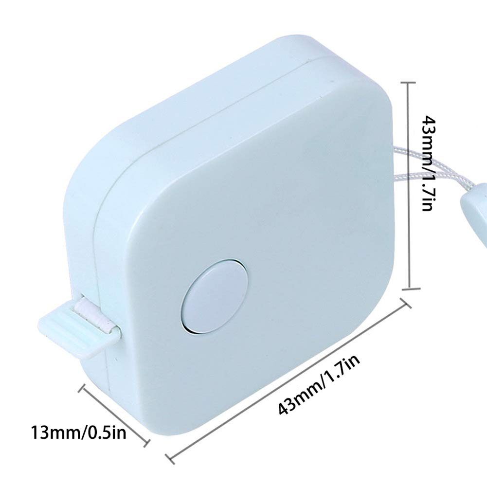 Random Mini Small Tape Measure Portable 1.5m Clothing Ruler Soft Ruler Telescopic Tape Measure
