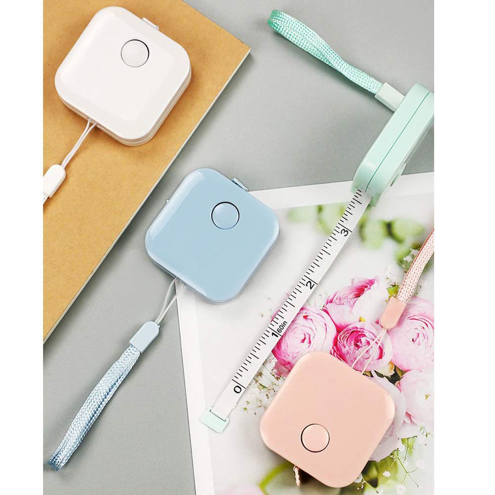Random Mini Small Tape Measure Portable 1.5m Clothing Ruler Soft Ruler Telescopic Tape Measure