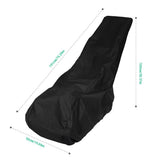 Foldable Waterproof Lawn Mower Protective Cover for Handheld Mower - Side View
