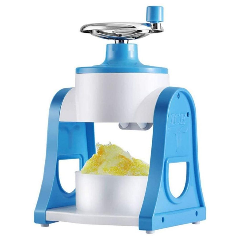 Hand Crank Shaved Ice Cream Machine Slushie Machine for Snow Cone Margarita Frozen Cocktails Healthy Snacks