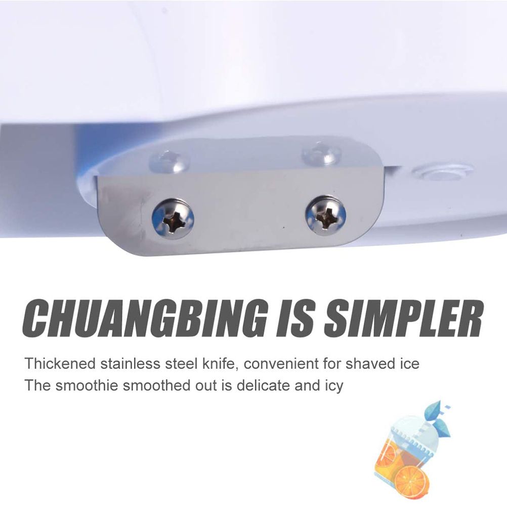 Hand Crank Shaved Ice Cream Machine Slushie Machine for Snow Cone Margarita Frozen Cocktails Healthy Snacks