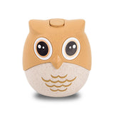 Household Owl Shaped Toothpick Holder Container Wheat Straw Table Toothpick Storage Box - Close-Up Angle