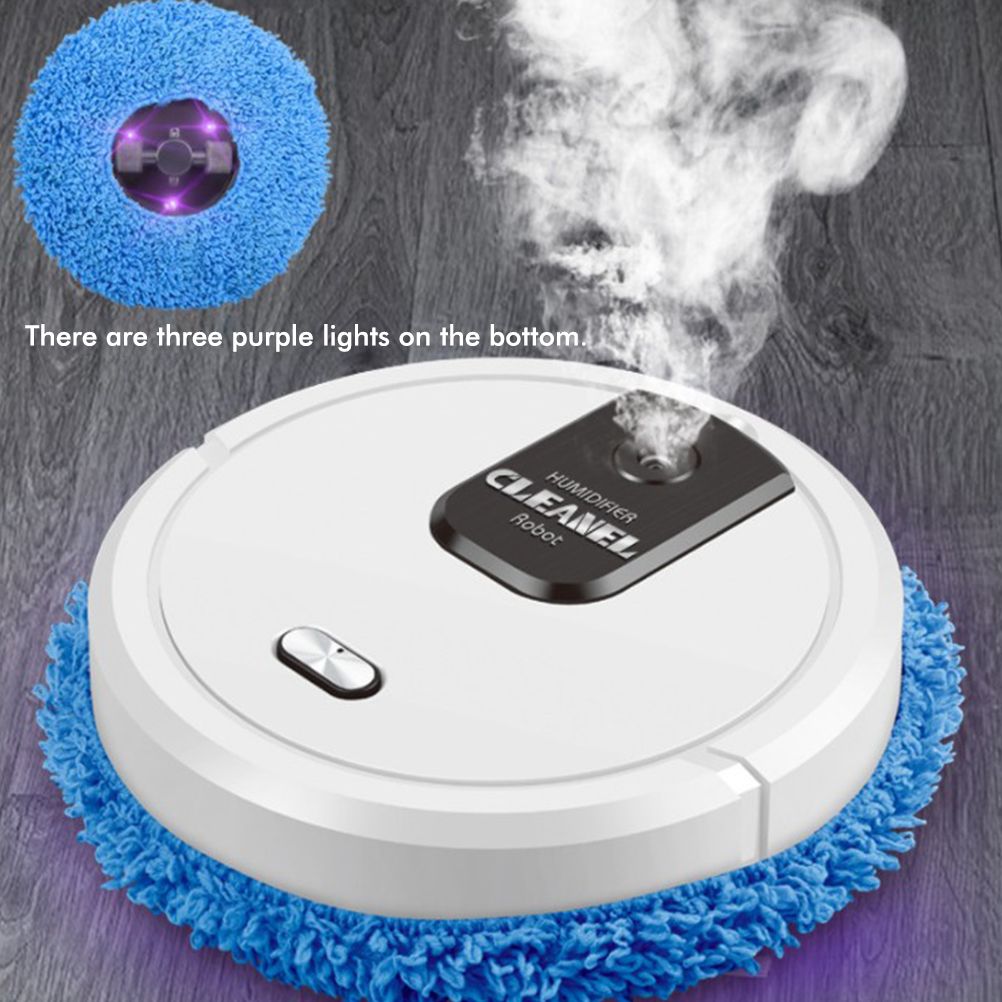 Robotic Cleaner Smart Mobile Humidifier Multifunction Wet Mopping for Cleaning Tile Wood Floors Marble