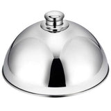 Stainless Steel Cloche Food Cover Dome Serving Plate Dish Dining Dinner for Home Kitchen Restaurant Cafe