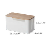 Cable Management Box Cable Organizer Box Wire Management Organizer Cover Hider for Desktop Home Office Kitchen - Extra Image