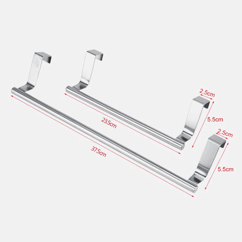 Stainless Steel Towel Racks Holder Kitchen Cabinet Door Towel Rack Hanging Holder Bathroom Shelf Rack