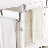 Stainless Steel Towel Racks Holder Kitchen Cabinet Door Towel Rack Hanging Holder Bathroom Shelf Rack